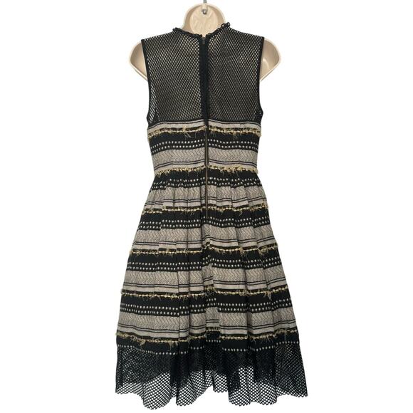 Anthropologie Tracy Reese Coco‎ Mesh Dress Size 8 - Picture 4 of 15